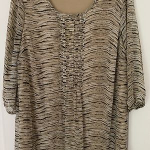 ECU Liz Claiborne Lined Tunic 2X